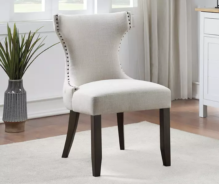 Eden Nailhead Upholstered Chair - Image 3