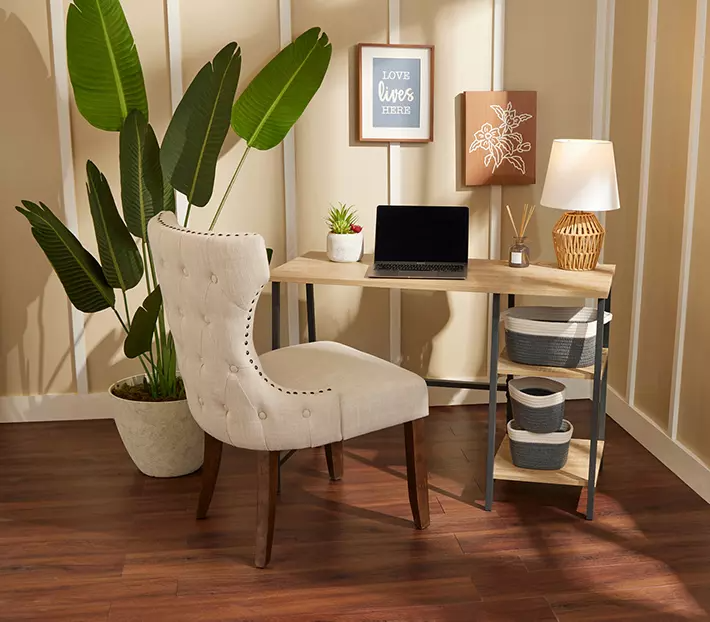 Eden Nailhead Upholstered Chair - Image 4